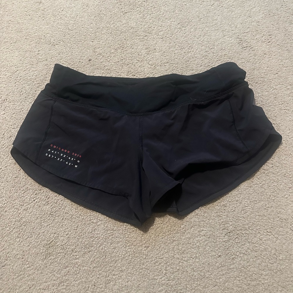 Lululemon Chicago Marathon 2019 Black Women's Shorts